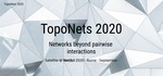 TopoNets 2020 @ NetSci!